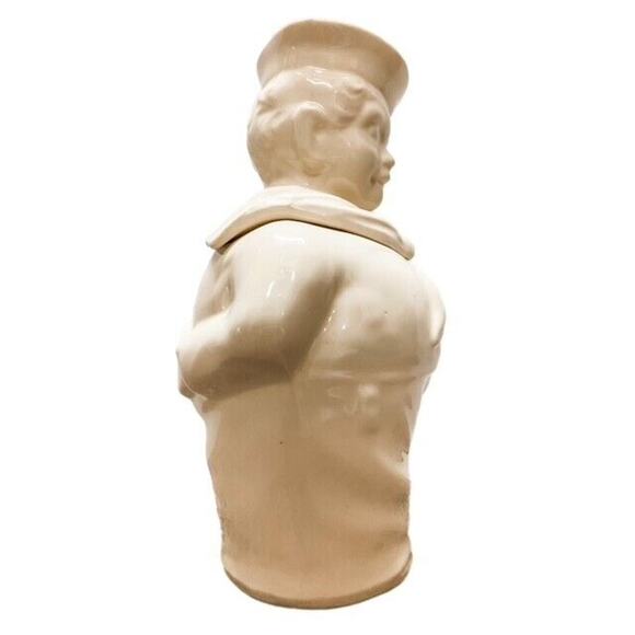 Vintage Shawnee Pottery Sailor Boy Cookie Jar 1940s - Picture 4 of 6
